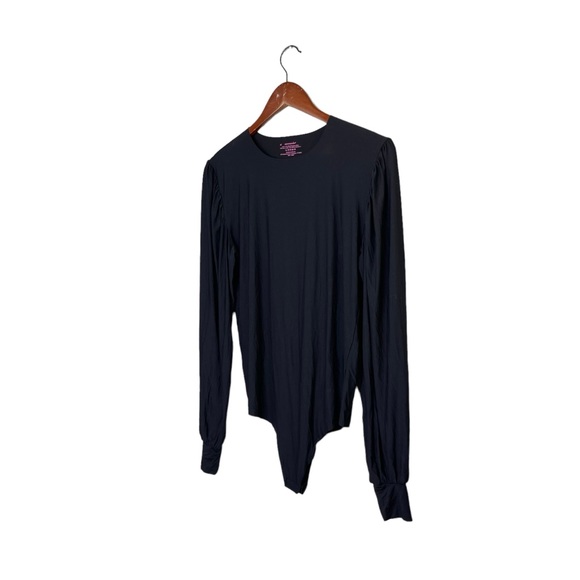 Commando Butter Balloon Sleeve Bodysuit Long Sleeves Shapewear Black Neutral - Picture 5 of 11